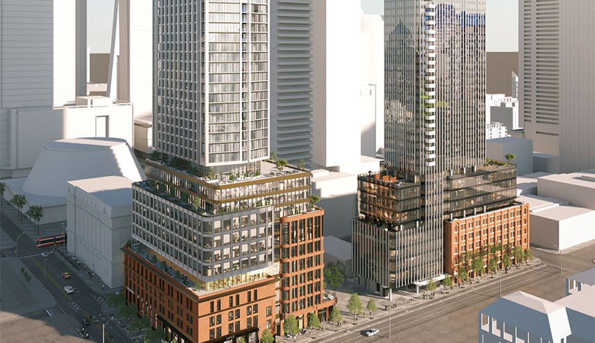 Urban Toronto : Zonage approuvé pour une tour de 62 étages au 100 Simcoe