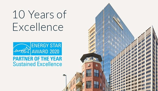 Decade of Distinction: BentallGreenOak awarded the 2020 ENERGY STAR® Partner of the Year - Sustained Excellence award for the 10th consecutive year