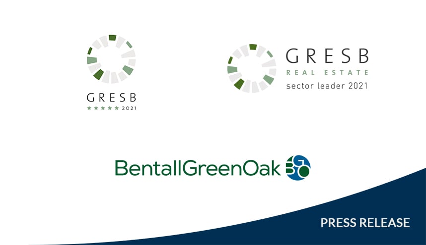 BentallGreenOak achieves new high mark for exceptional performance in the 2021 Global Real Estate Sustainability Benchmark (GRESB)