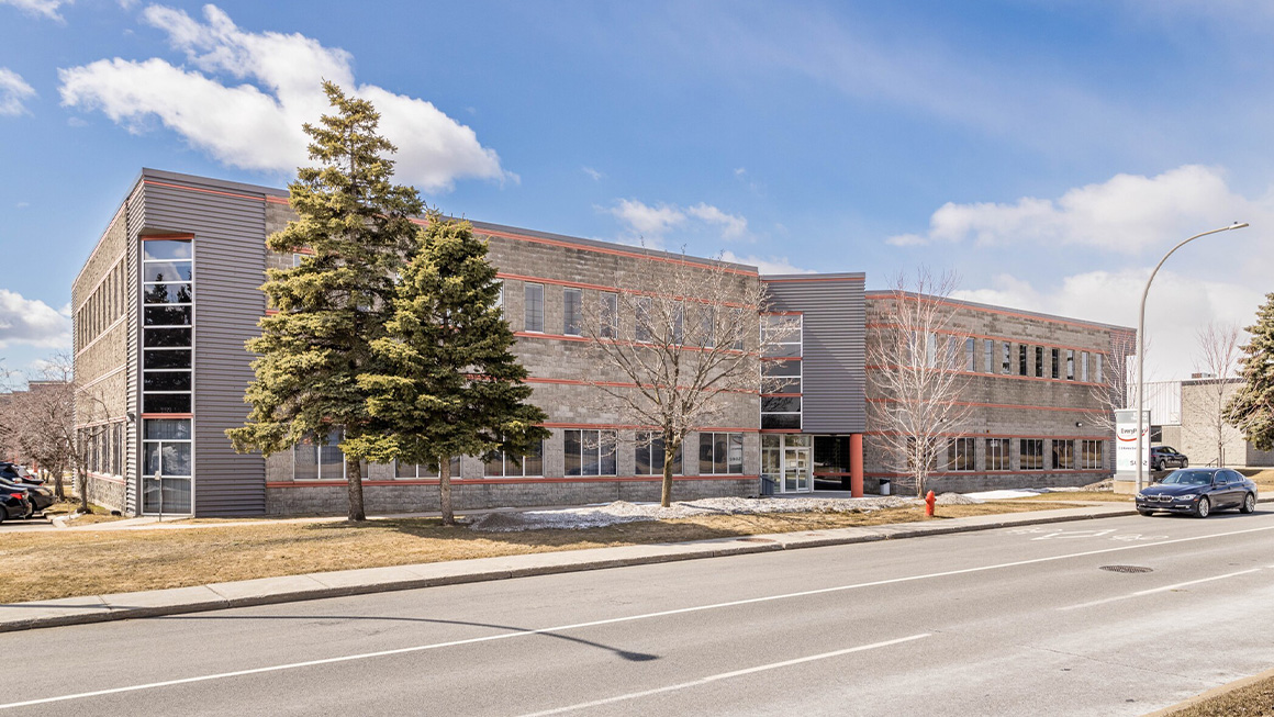 Industrial structure near the Trudeau International Airport in Montreal.