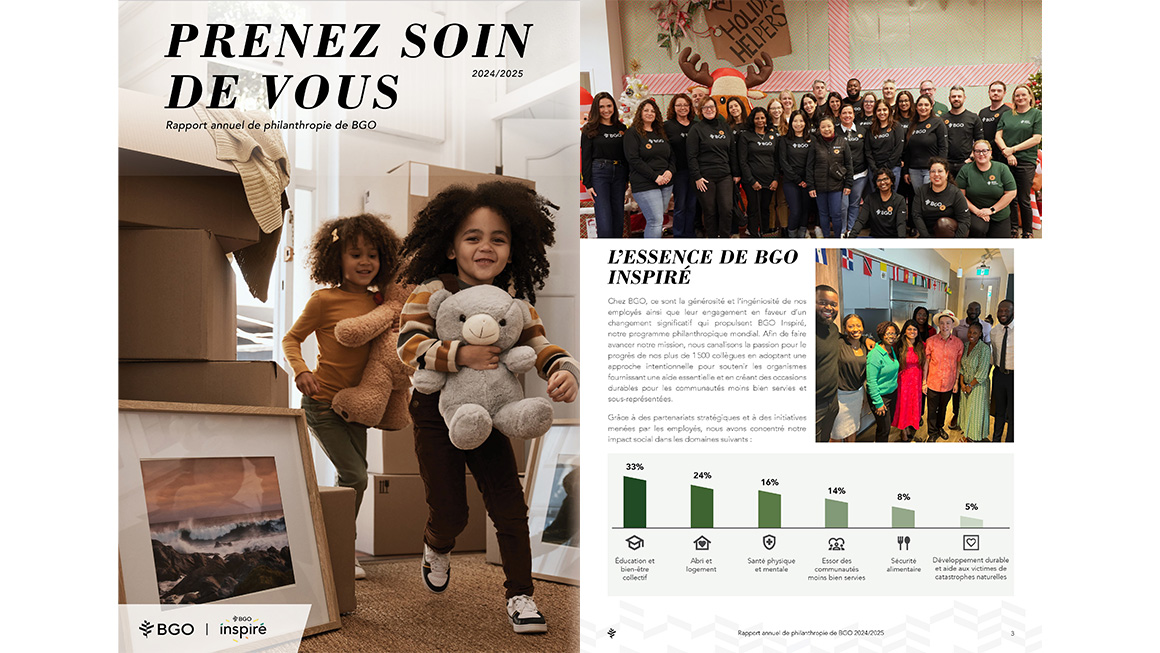 rapport Prenez soin de vous 2024–2025 de BGO
